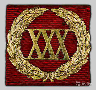 Знак отличия «За безупречную службу» XXX лет